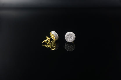 Pavé Moissanite Earrings - 9mm