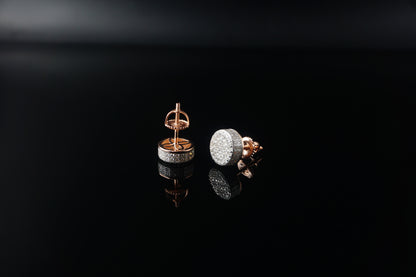 Pavé Moissanite Earrings - 9mm