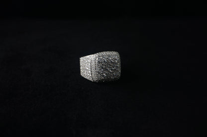 Pavé Moissanite Pinky Ring