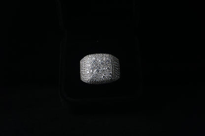 Pavé Moissanite Pinky Ring