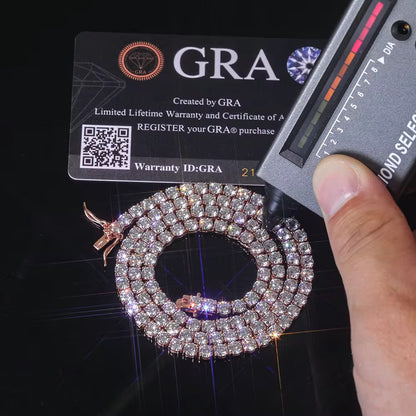 Moissanite Tennis Chain - 6.5mm