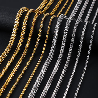 Stainless Steel Wheat Chain - 5mm