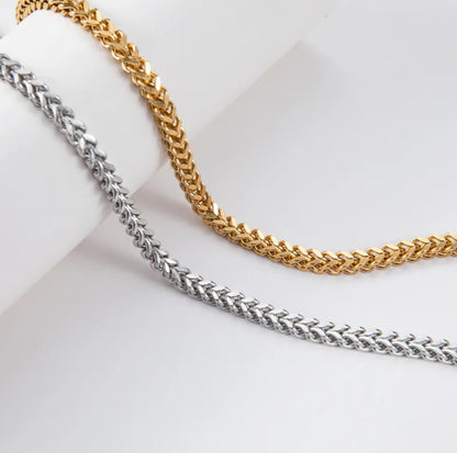 Stainless Steel Wheat Chain - 5mm