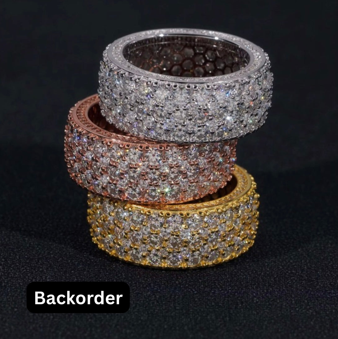 Pavé Moissanite Band